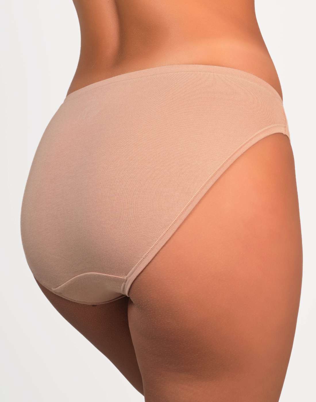 Isla & Evie Everyday Bikini Panties Brown / MED