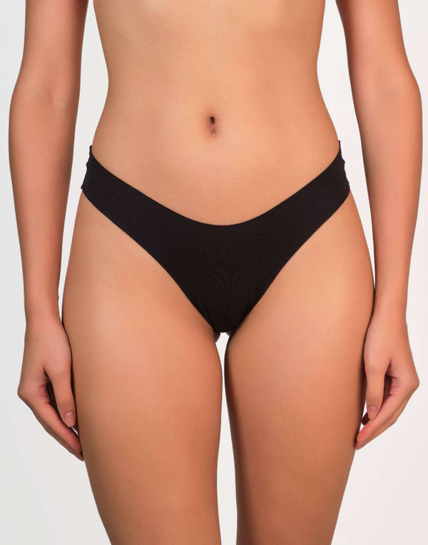 Isla & Evie Everyday String Panties Black / MED
