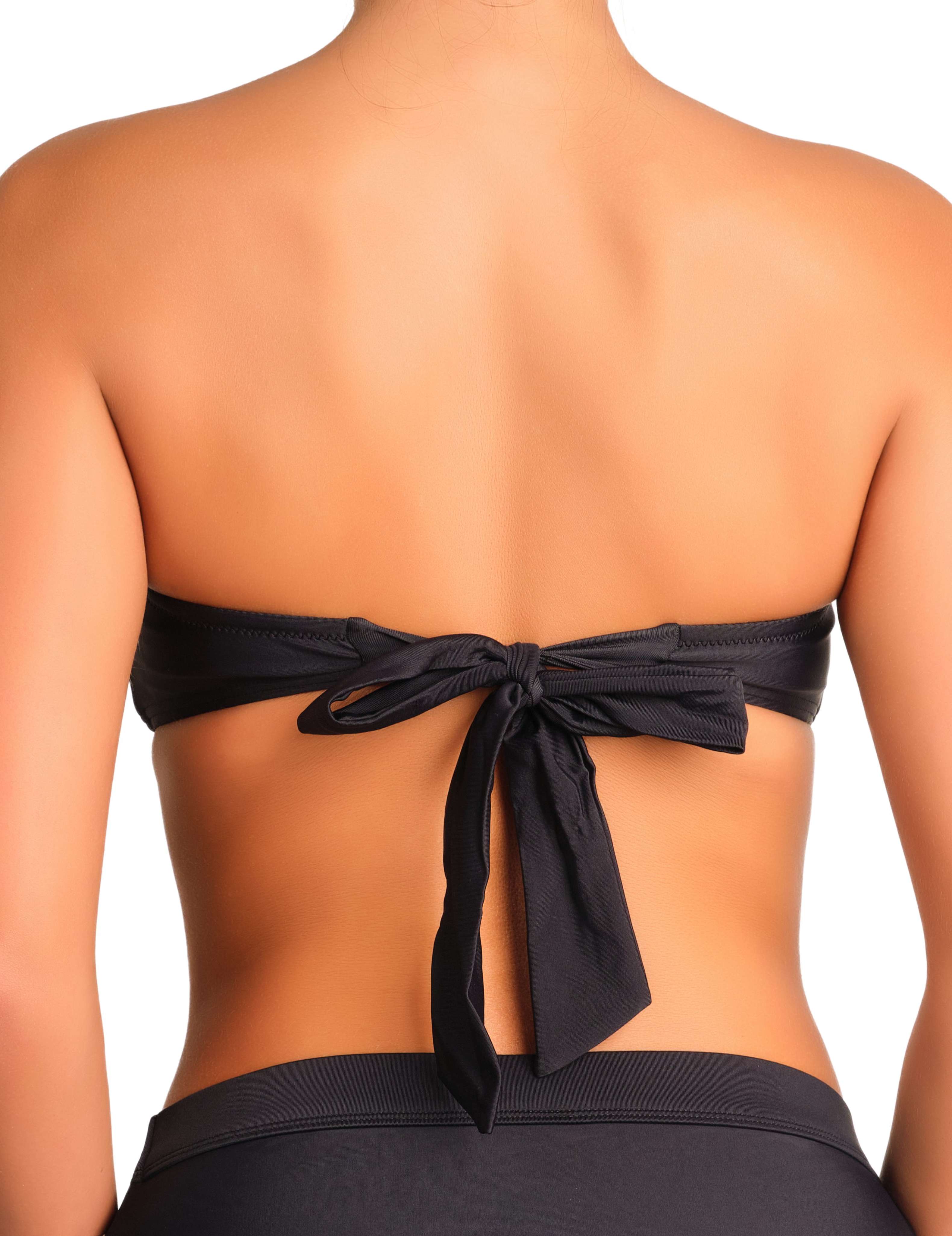 Isla & Evie Swimwear Off Shoulder Black / SMALL