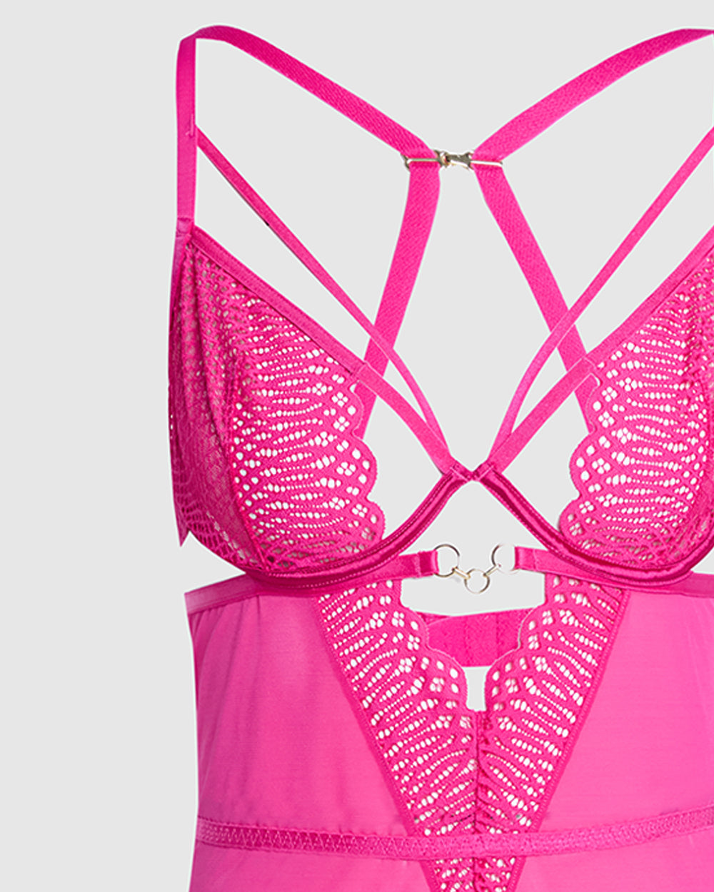 Isla & Evie Sleep Padded Bodysuit Pink / M