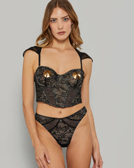 Isla & Evie Bikini Black / S