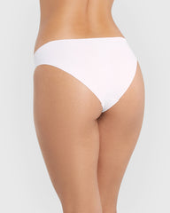 Isla & Evie No Show Cotton Unlined Bikini Panty White / M