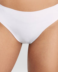Isla & Evie No Show Cotton Unlined Brief Panty White / M