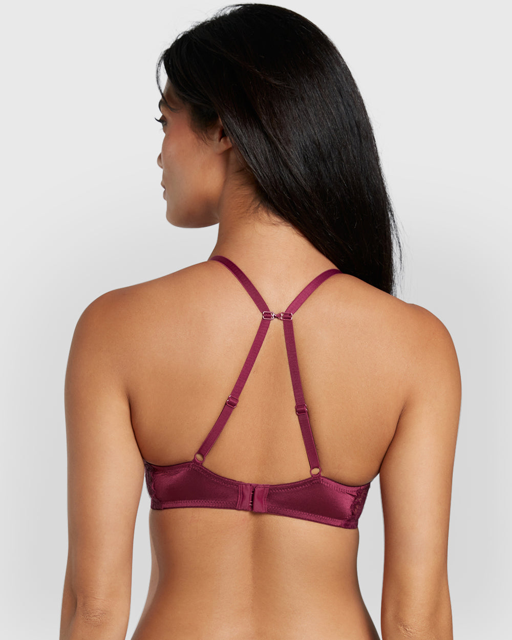 Isla & Evie Obvious Lightly Lined Full Coverage Bra Purple / 34B