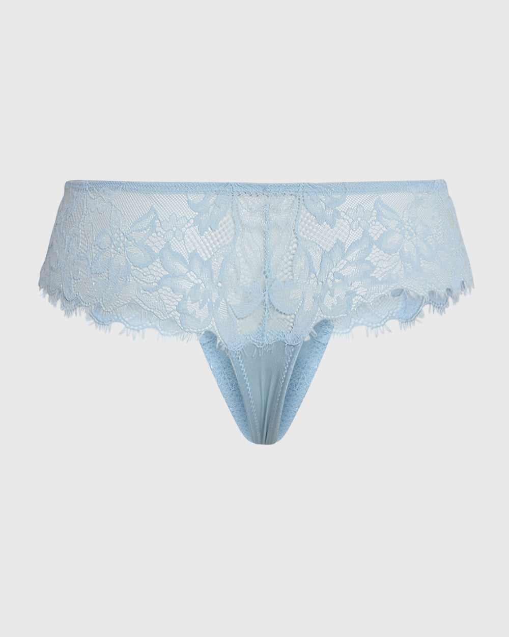 Isla & Evie Sexy Thong Panty Blue / S