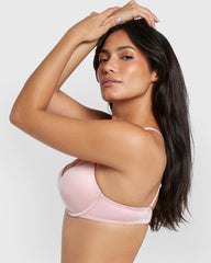 Isla & Evie Obvious Double Pushup Plunge Bra Pink / 34B