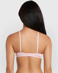 Isla & Evie Obvious Double Pushup Plunge Bra Pink / 34B