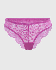 Isla & Evie Sexy Cheeky Panty Purple / S