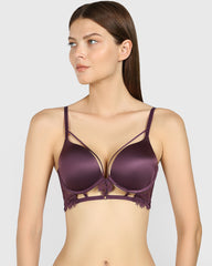Isla & Evie Obvious Double Pushup Plunge Bra HORTENSIA / 32C