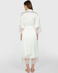 Isla & Evie Sexy Sleep Robe WHITE / S