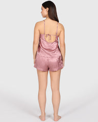 Isla & Evie Sexy Sleep Cami Set Light Pink / S