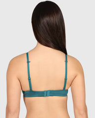 Isla & Evie Obvious Gel Padding Plunge Bra Dark Blue / 34B