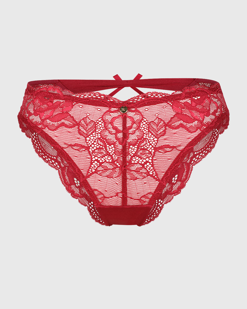 Isla & Evie Sexy Bikini Panty Dark Red / S