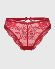Isla & Evie Sexy Bikini Panty Dark Red / S