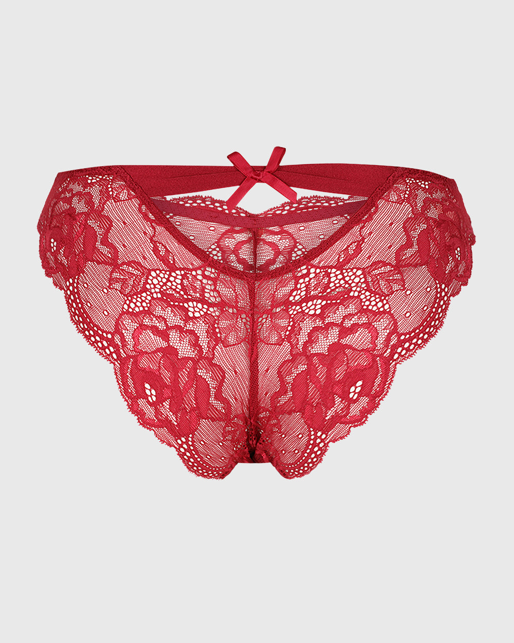 Isla & Evie Sexy Bikini Panty Dark Red / S