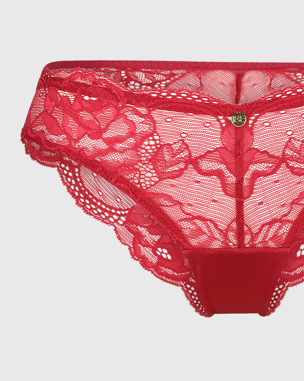 Isla & Evie Sexy Cheeky Panty Dark Red / S