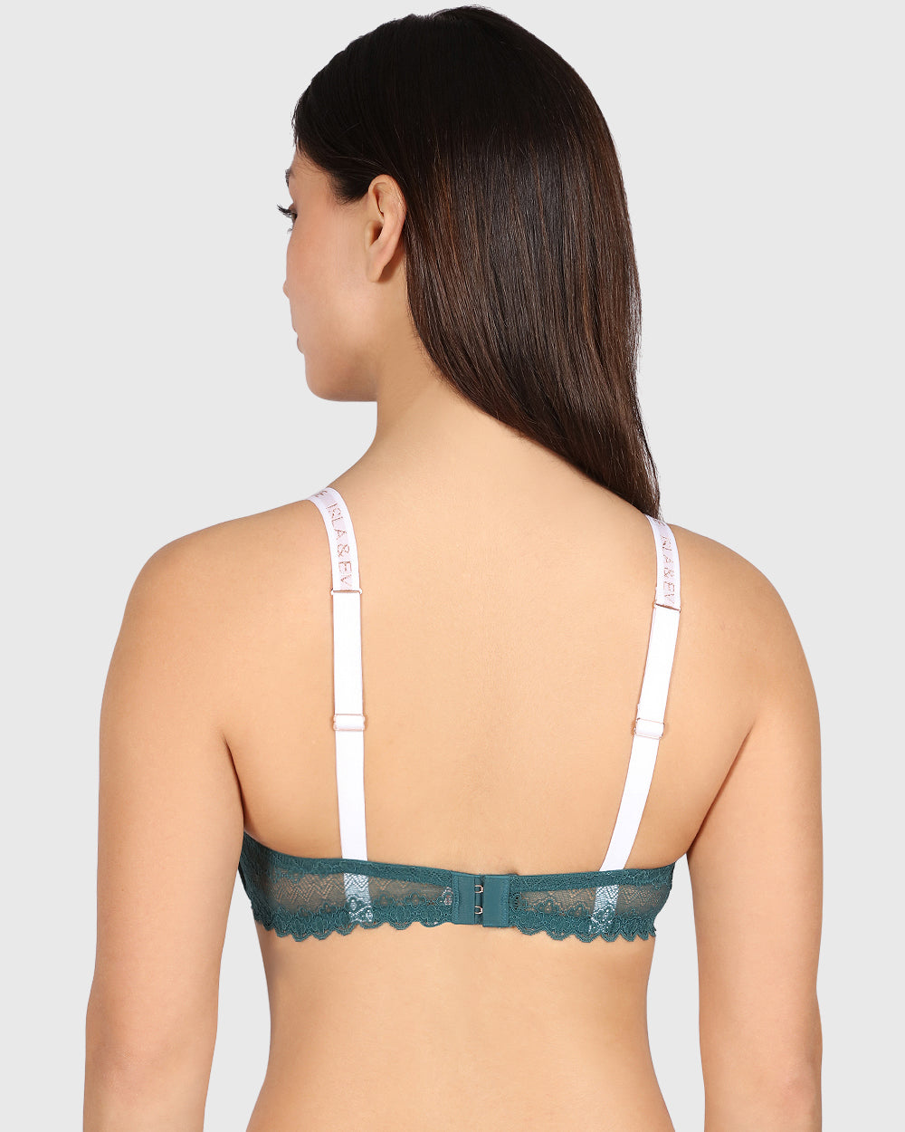 Isla & Evie Trend No Wire Plunge Bra Teal / 34B