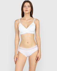 Isla & Evie Trend No Wire Full Coverage Bra BRIGHT WHITE / 34B