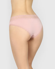 Isla & Evie Trend Trendy Hipster Panty PALE MAUVE / S