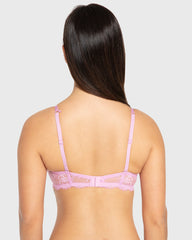 Isla & Evie Phalaenopsis Lightly Lined Full Coverage Bra Phalaenopsis / 34B