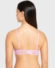 Isla & Evie Phalaenopsis Gel Padded Plunge Bra Phalaenopsis / 34B
