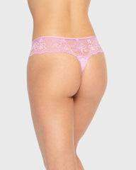 Isla & Evie Phalaenopsis Lace Thong Panty Phalaenopsis / S