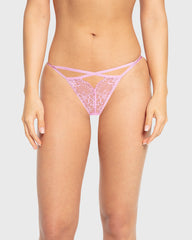 Isla & Evie Phalaenopsis Lace String Panty Phalaenopsis / S