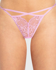 Isla & Evie Phalaenopsis Lace String Panty Phalaenopsis / S