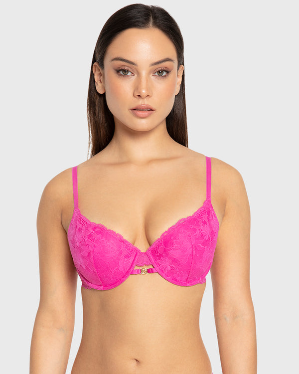 Isla & Evie Rose Violet Lightly Lined Full Coverage Bra Rose Violet / 34B