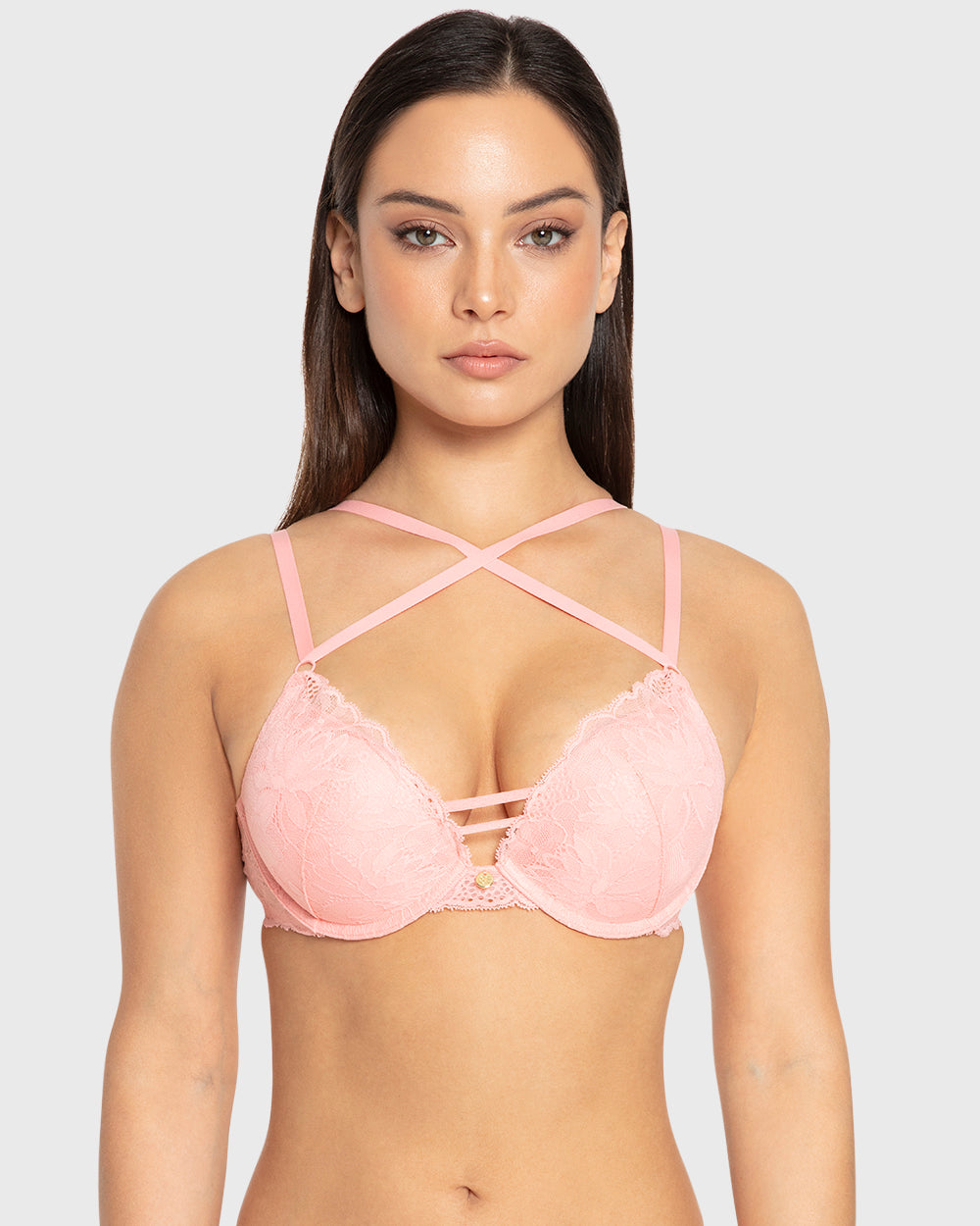 Isla & Evie Murex Shell Double Push Up Plunge Bra Murex Shell / 34B