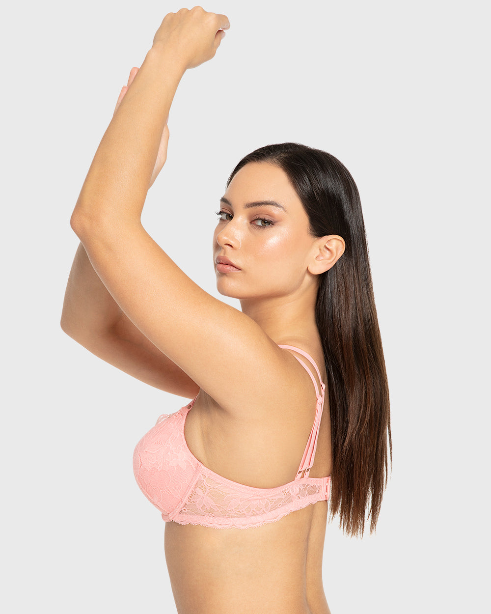 Isla & Evie Murex Shell Double Push Up Plunge Bra Murex Shell / 34B