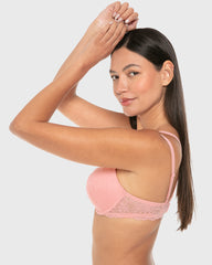 Isla & Evie Murex Shell Double Push Up Plunge Bra Murex Shell / 34B