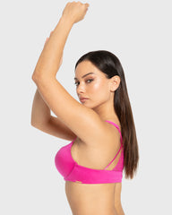Isla & Evie Rose Violet Double Push Up Plunge Bra Rose Violet / 34B