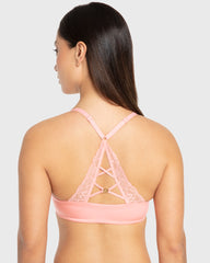 Isla & Evie Murex Shell Gel Padded Plunge Bra Murex Shell / 34B