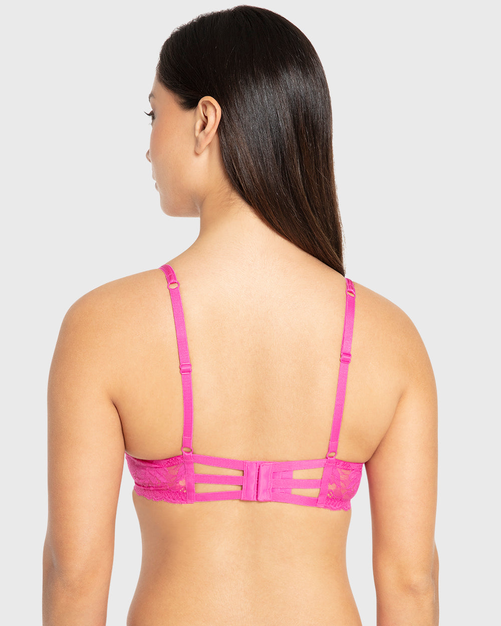 Isla & Evie Rose Violet Gel Padded Plunge Bra Rose Violet / 34B