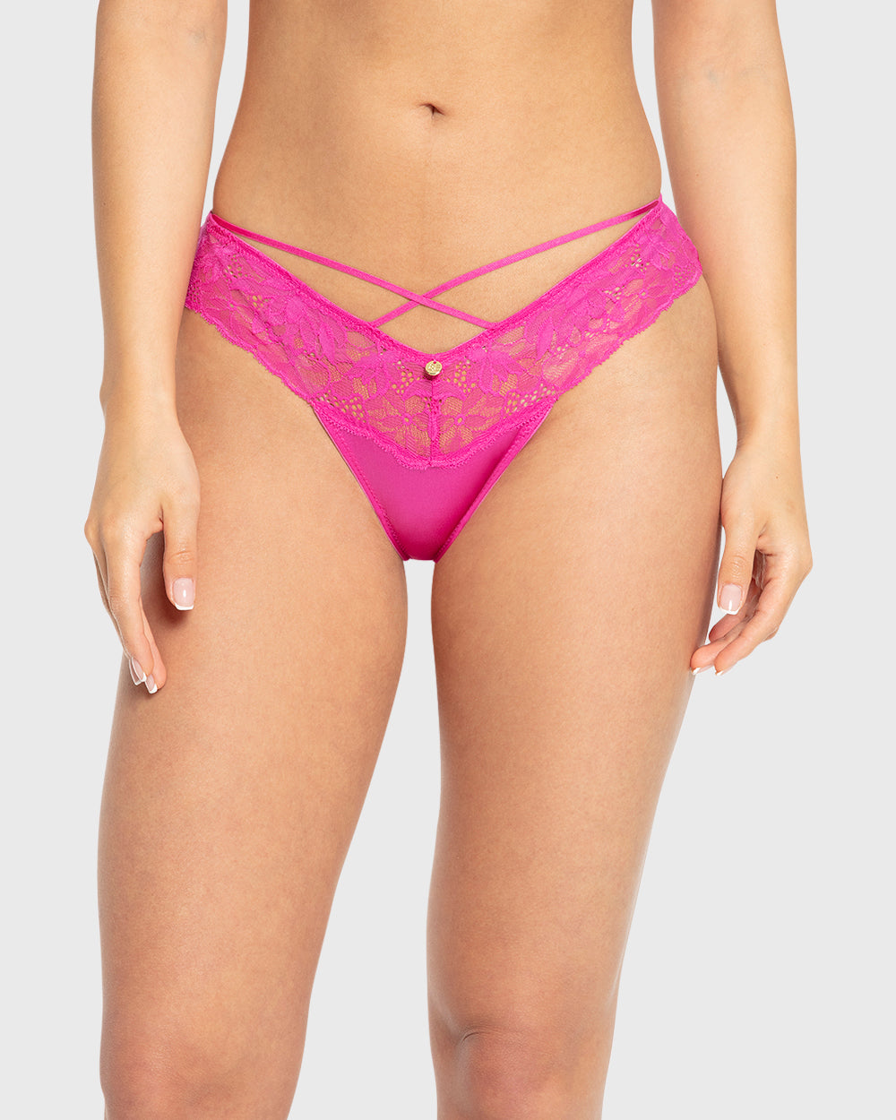 Isla & Evie Rose Violet Lace And Micro Cheeky Panty Rose Violet / S