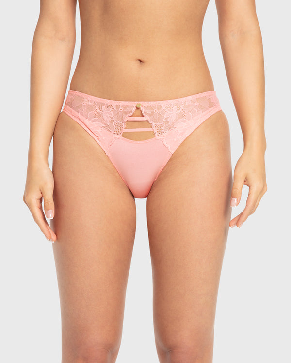 Isla & Evie Murex Shell Lace Cheeky Panty Murex Shell / S