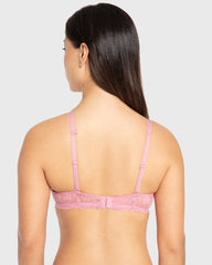 Isla & Evie Foxglove Lightly Lined Full Coverage Bra Foxglove / 34B