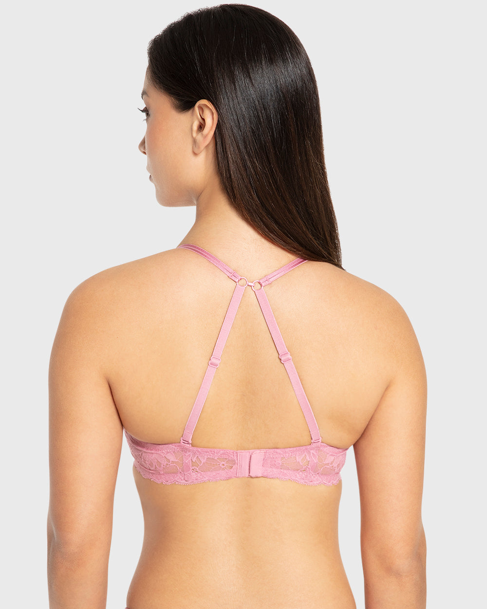Isla & Evie Foxglove Double Push-Up Plunge Bra Foxglove / 34B