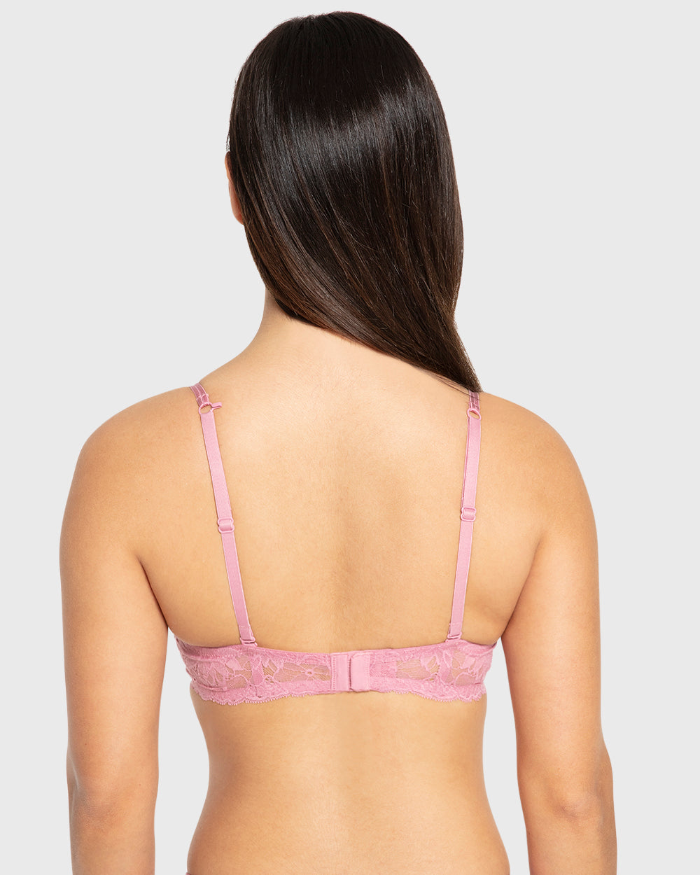 Isla & Evie Foxglove Double Push-Up Plunge Bra Foxglove / 34B