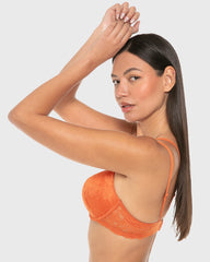 Isla & Evie Spice Route Double Push-Up Plunge Bra Spice Route / 34B