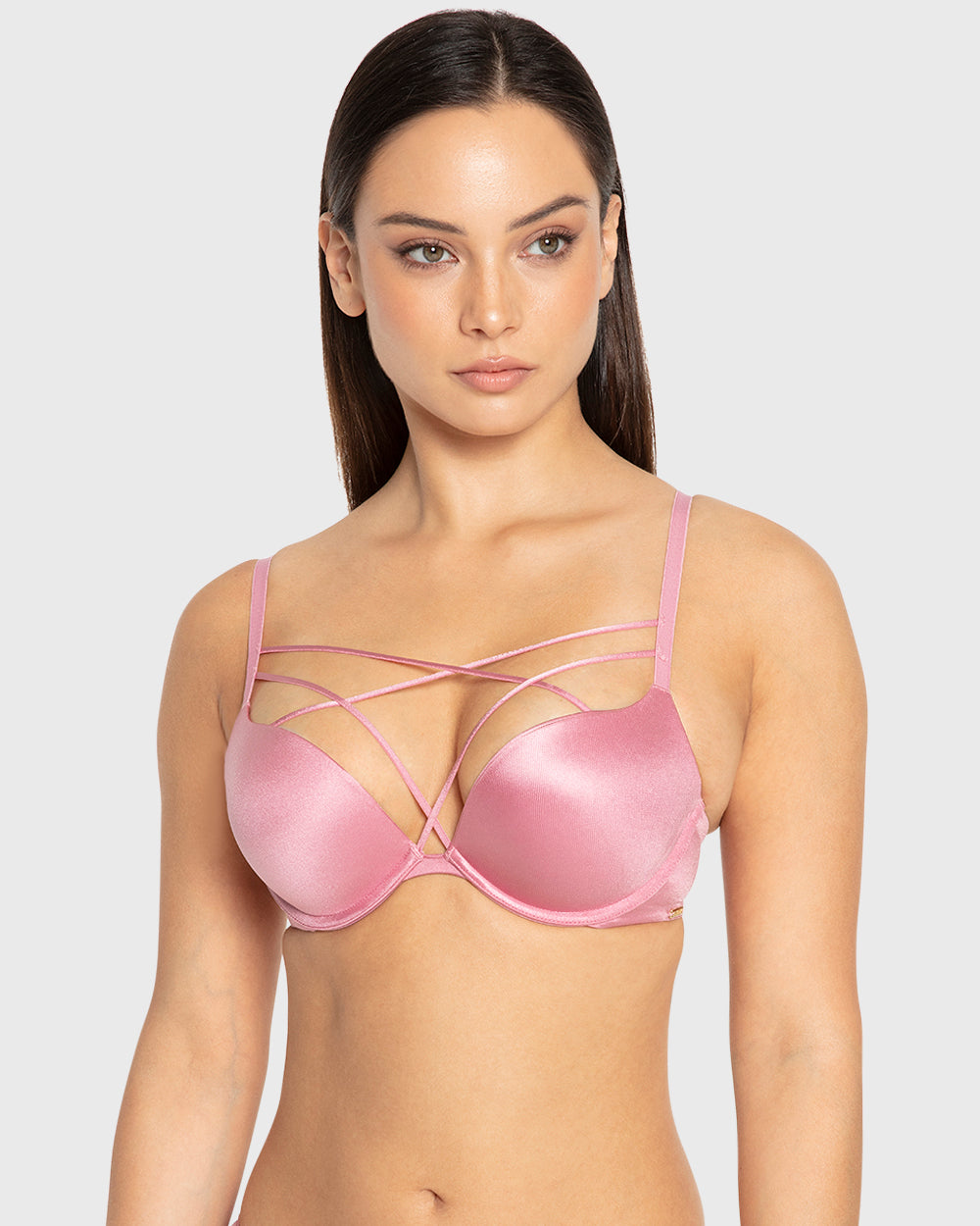 Isla & Evie Foxglove Gel Padded Plunge Bra Foxglove / 34B