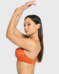 Isla & Evie Spice Route Gel Padded Plunge Bra Spice Route / 34B