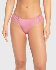 Isla & Evie Foxglove Lace Thong Panty Foxglove / S