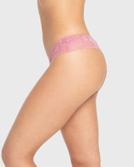 Isla & Evie Foxglove Lace Thong Panty Foxglove / S