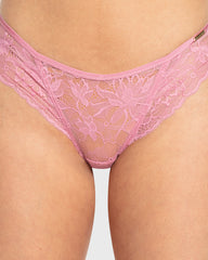 Isla & Evie Foxglove Lace Cheeky Panty Foxglove / S