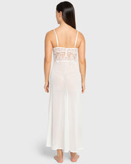 Isla & Evie Bright White Chiffon Slip Bright White / S