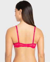 Isla & Evie Bright Rose Lightly Lined Full Coverage Bra Bright Rose / 34B