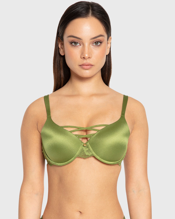 Isla & Evie Perfect Pear Lightly Lined Full Coverage Bra Perfect Pear / 34B
