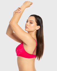 Isla & Evie Bright Rose Lightly Lined Full Coverage Bra Bright Rose / 34B